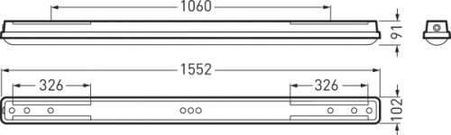 Trilux LED weather-proof luminaire OleveonF 15 B 4000-865 ETDD PC