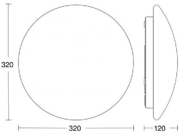 Steinel LED indoor luminaire RS PRO LED P2 WW - no sensor