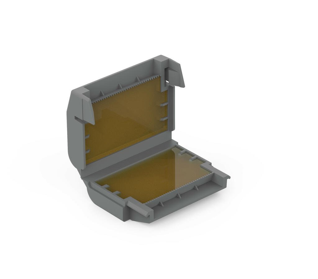 WAGO Gel box with gel without splicing connectors size 2 gray