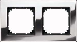 Merten Metallrahmen 2f.chrom waage/senkrecht 475239 - 475239 günstig online kaufen