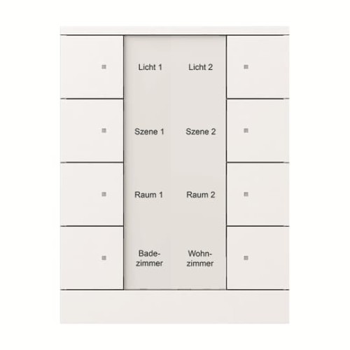 Busch-Jaeger Bedienelement 8-fach studioweiß SB/U8.0.11-84 - 2CKA006330A0013