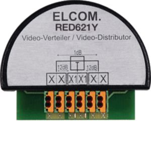 Elcom Videoverteiler/Abzweiger 2Draht UP RED621Y