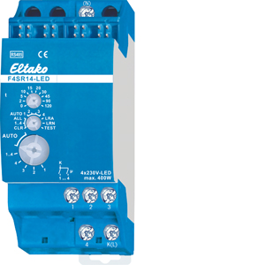Eltako Funk-Stromstoßrelais RS485, 4 Kanal F4SR14-LED