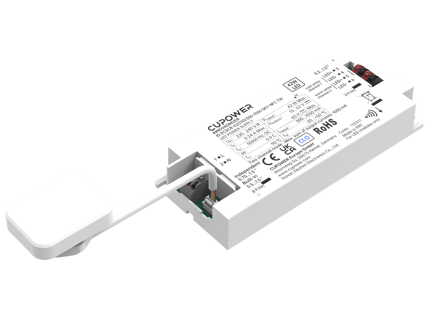 Cupower LED-Treiber ID ECSCB 42/230/300-1050 SKY NFC TW  - 110311