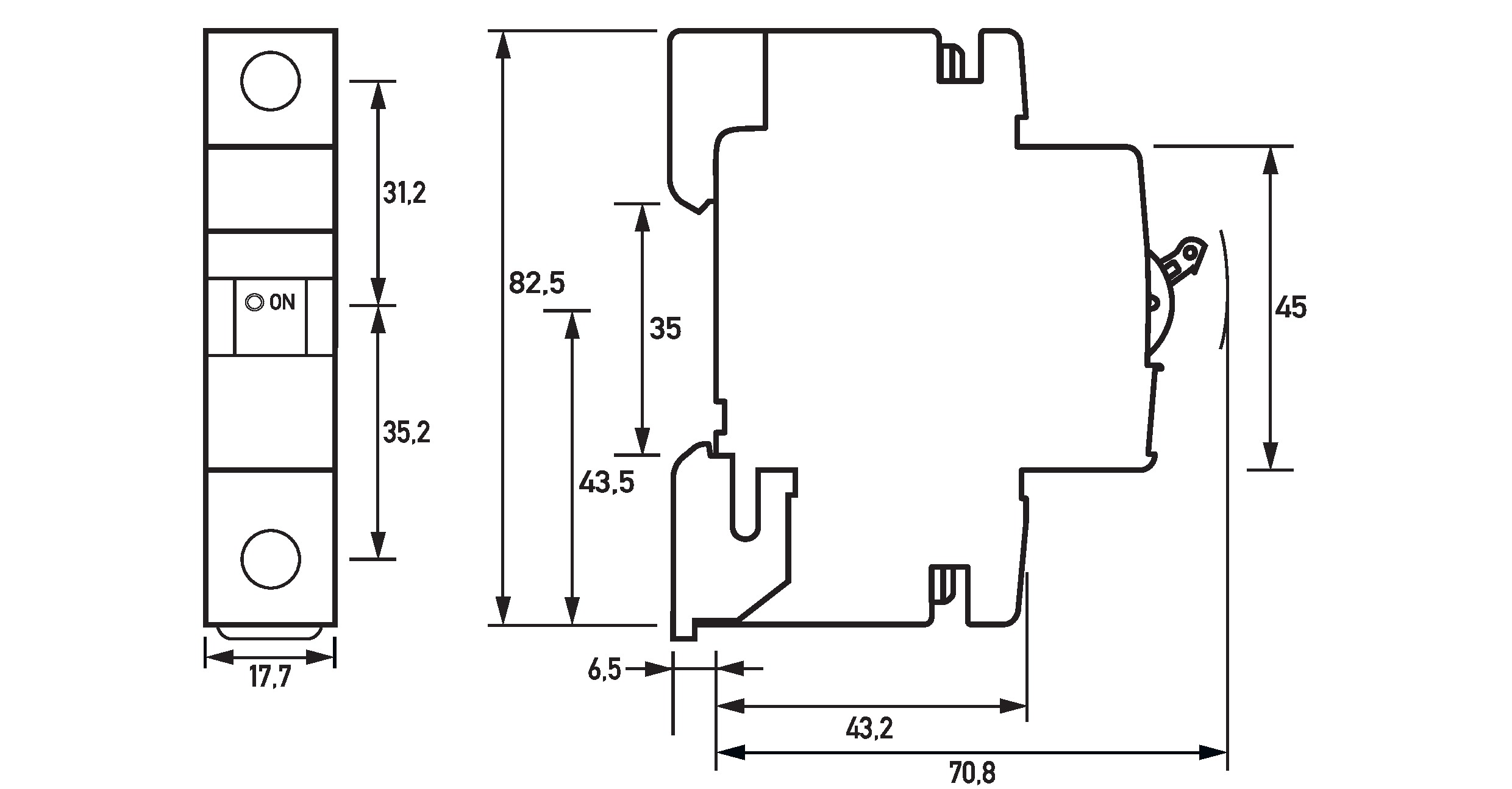 Doepke Leitungsschutzschalter DLS 6H B6-1 6KA - 9914019