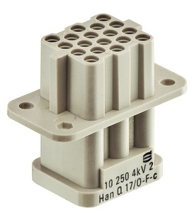 Harting Buchseneinsatz Han Q 17/0-F-c 10A 09120173101