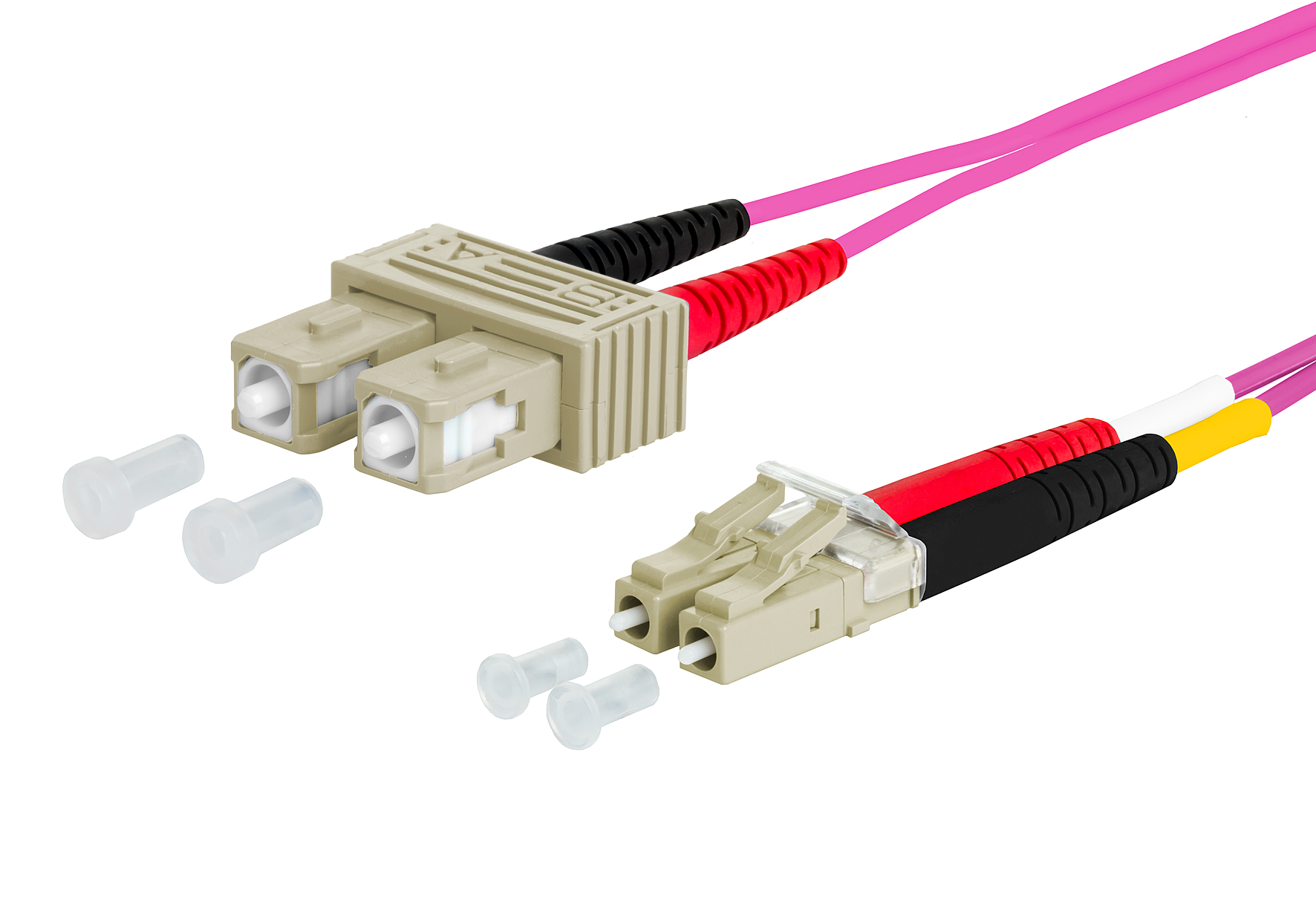 Metz Connect Duplexkabel LC/SC 50,0 OM4 2m 151S1EOJO20E