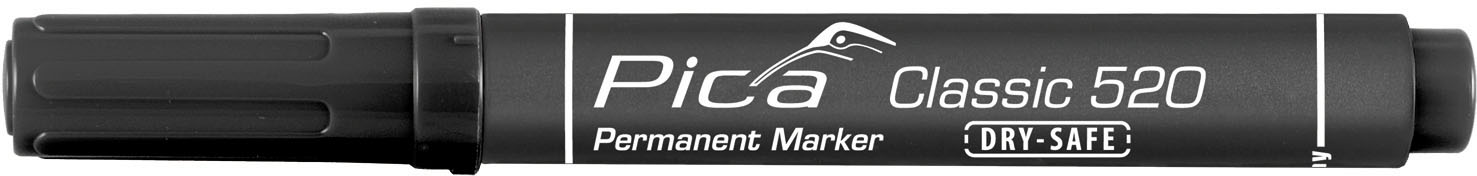 Pica-Marker Permanent Marker 1-4mm, Rsp, schwarz 520/46