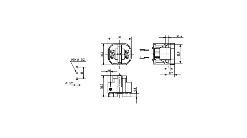 BJB Lampholder G24/GX24 for CFL/TC-DEL, TC-TEL 26.725.2007.50