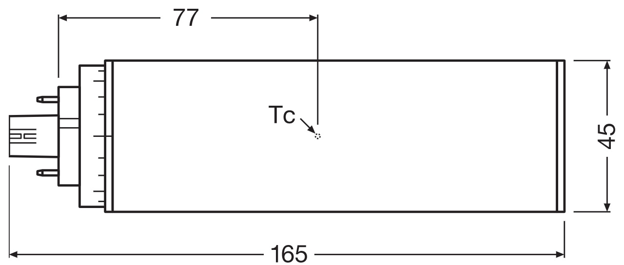 Ledvance LED-Leuchtmittel Osram DULUX T/E LED HF & AC Mains 20 W/3000 K – Ersatz für KLLni 42 W