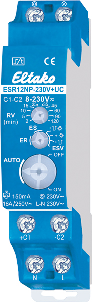 Eltako Stromstoßschalter 8-230VUC,1S,16A ESR12NP-230V+UC - 21100102 Eltako Stromstoßschalter 8-230VUC,1S,16A ESR12NP-230V+UC - 21100102