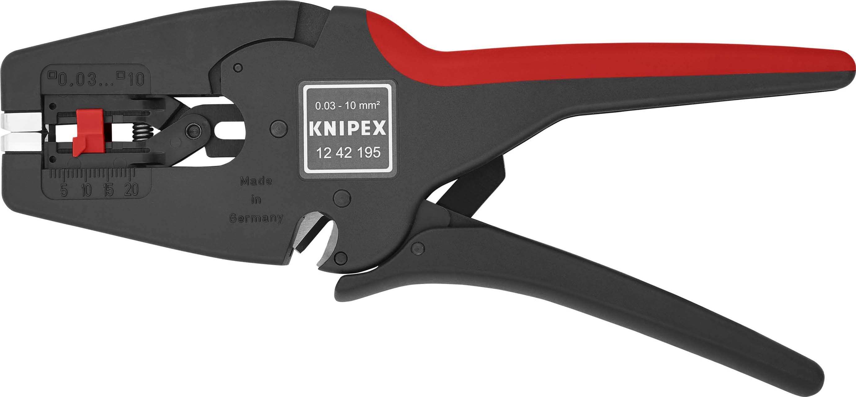 Knipex-Werk Abisolierzange automatisch, 195mm 12 42 195 SB