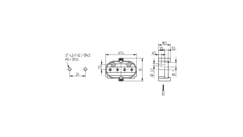BJB Lampholder 2G11 for CFL/TC-L 26.726.4805.50