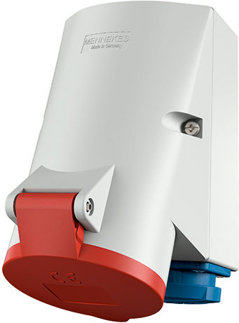 Mennekes Wanddose 32A,5p,6h,400V,IP44 1651