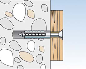 Fischer Deutschl. Metall-Spreizdübel FMD 6x32 - 61224