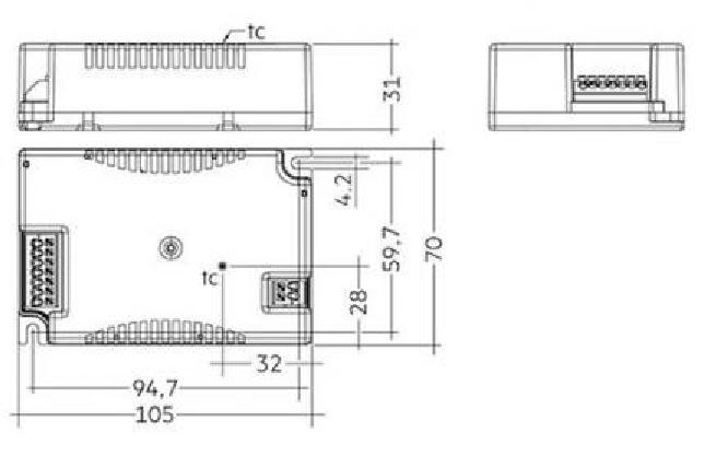 Tridonic LED-Treiber LCO 14/100-500/38 o4a NF C EXC3