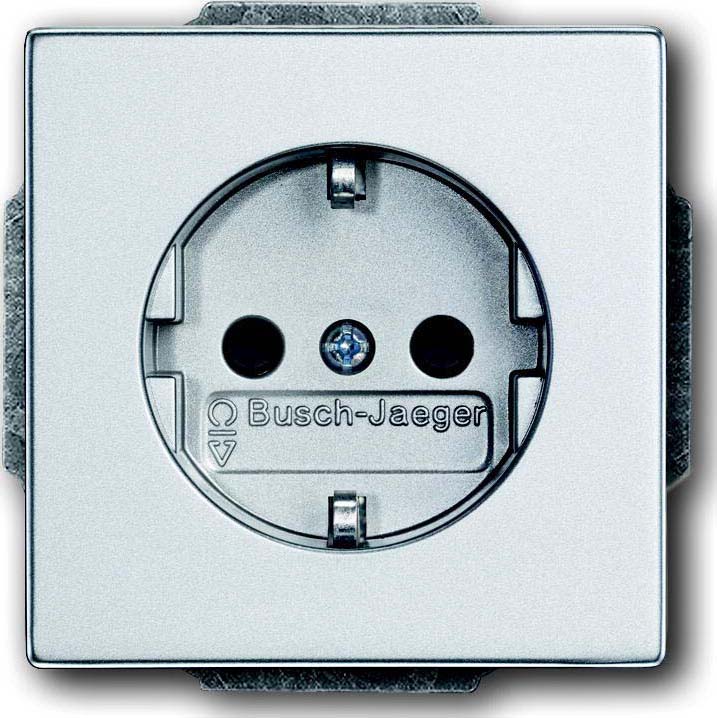 Busch-Jaeger Steckdosen-Einsatz alusi Schuko 2P+E 16A 250V 20 EUC-83 - 2CKA002011A3798 Busch-Jaeger Steckdosen-Einsatz alusi Schuko 2P+E 16A 250V 20 EUC-83 - 2CKA002011A3798