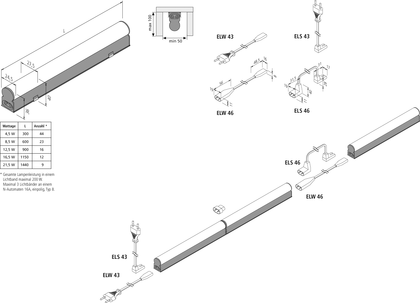 Hera LED-Anbauleuchte ww LED Eco #20203260402