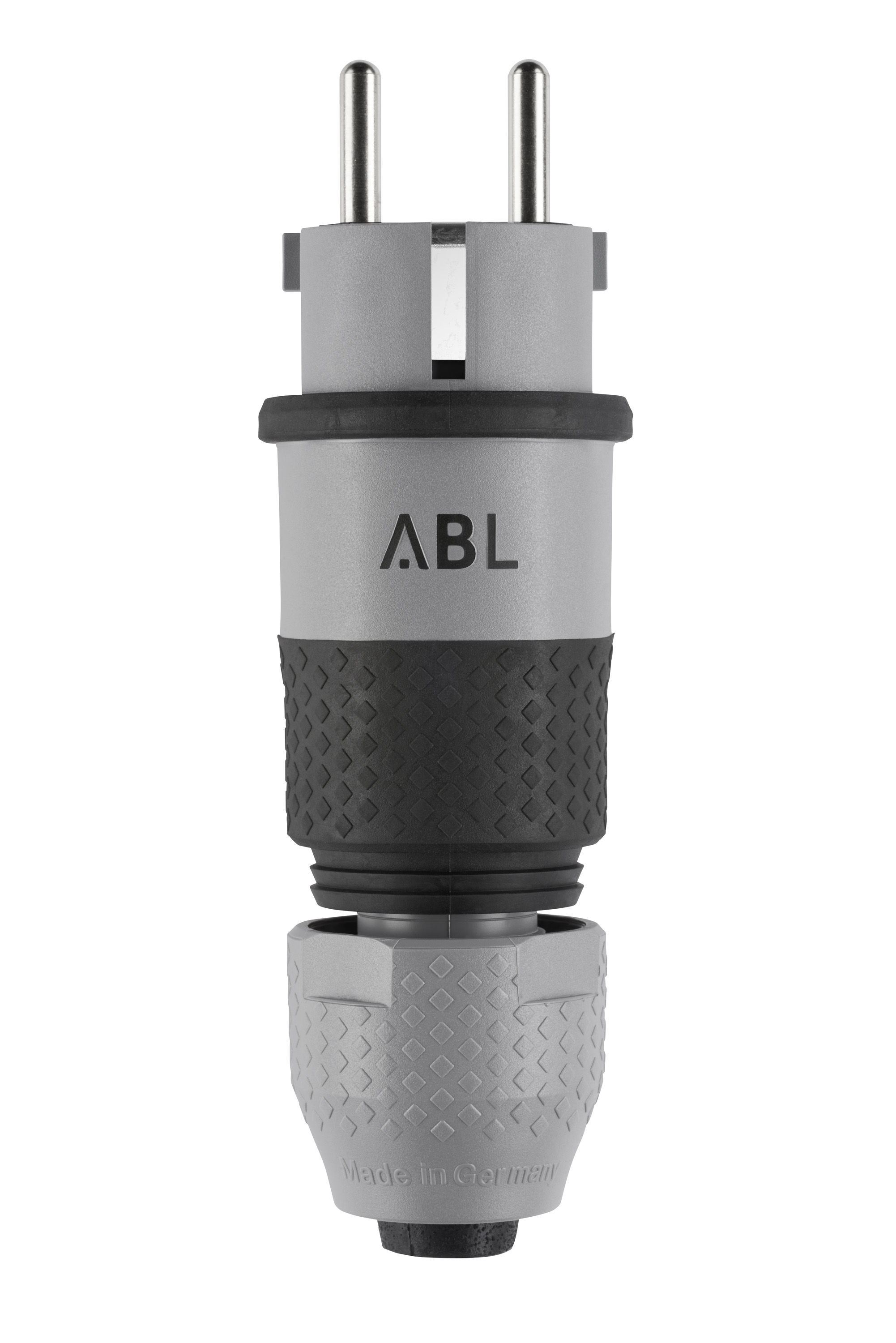ABL GmbH Pro Stecker 1530 SK+F/B SV gr-sw 100000070