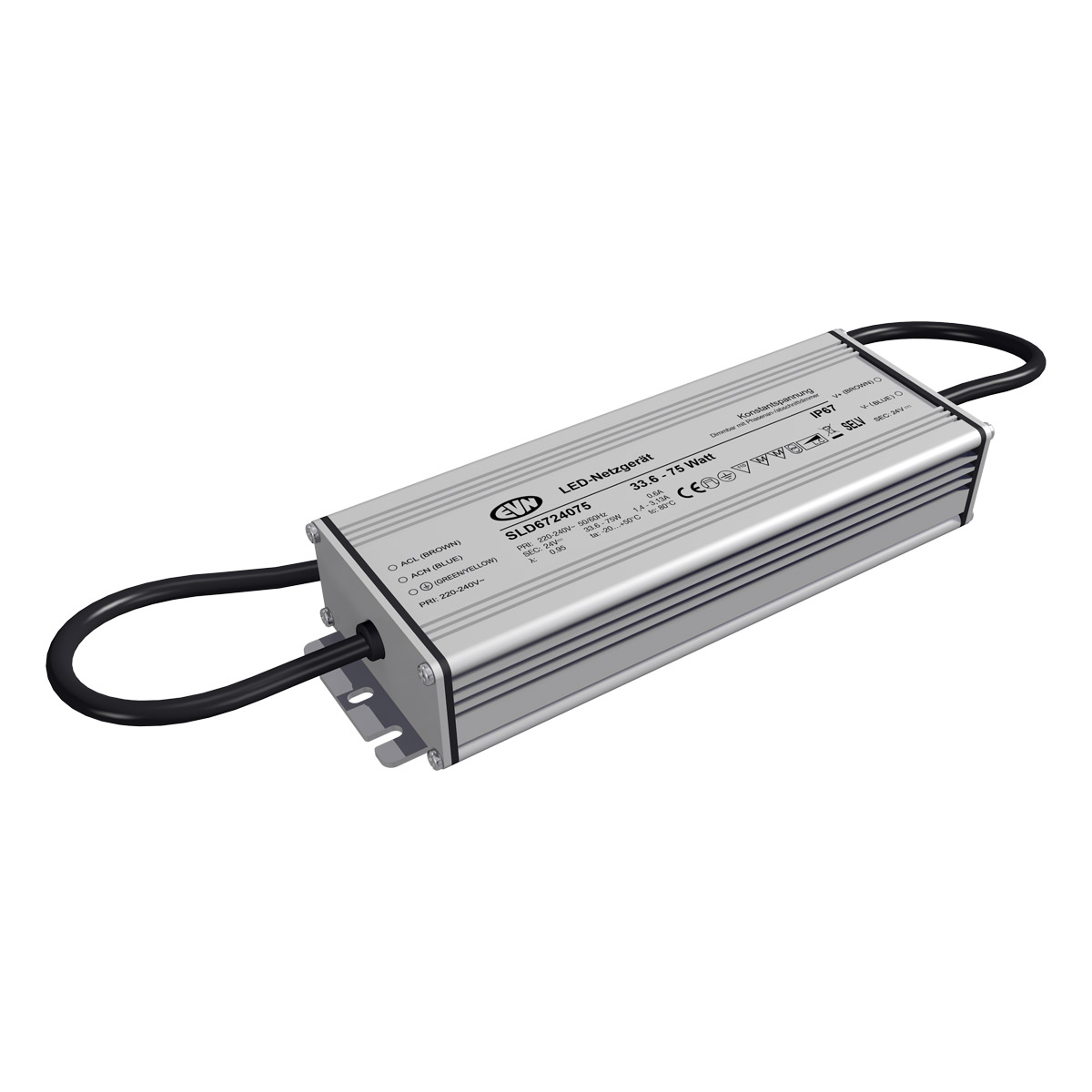 EVN Lichttechnik LED-Netzgerät NG24VDC33,6-75W IP67 SLD6724075