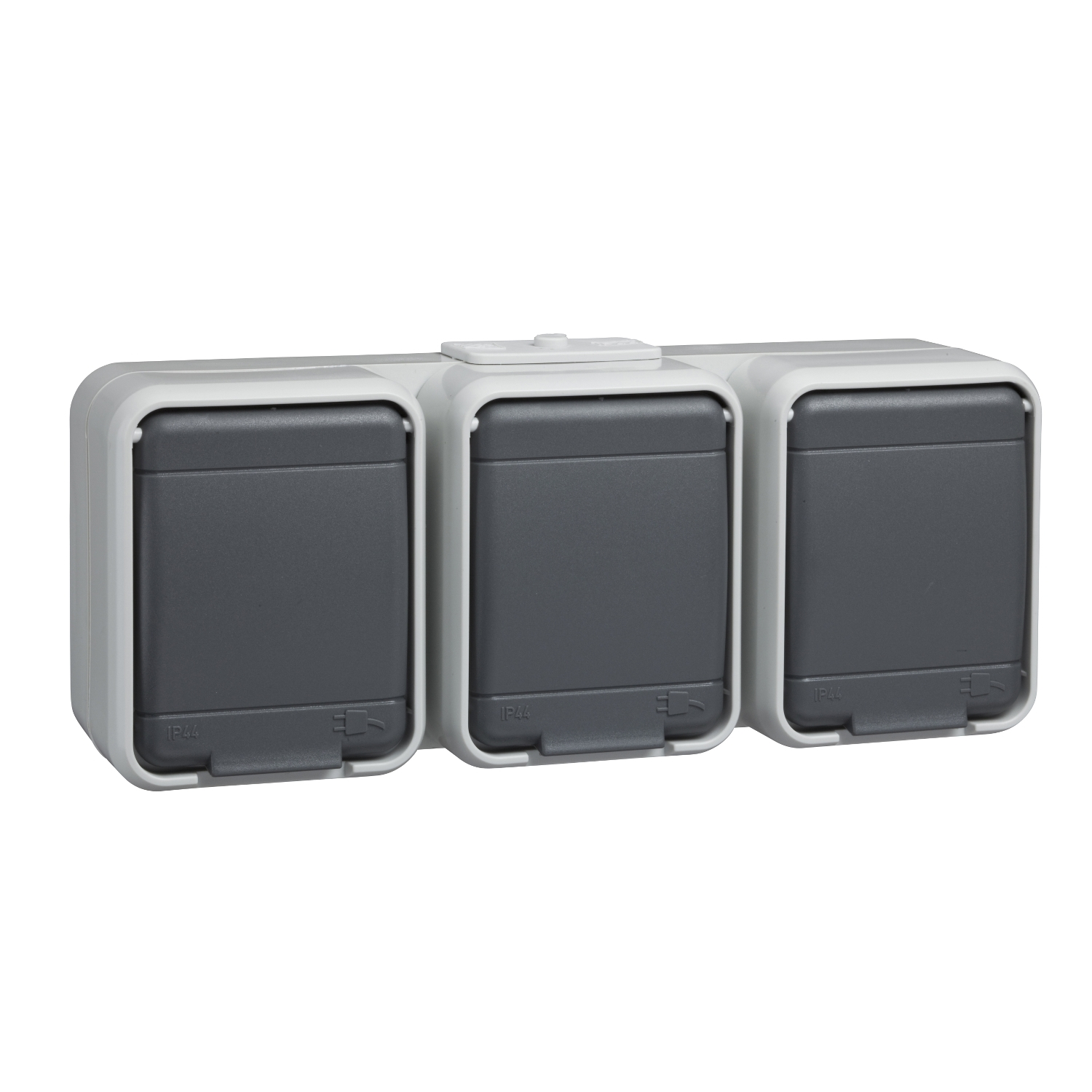 Elso Steckdose 3-fach licht-/basaltgrau 455809 günstig online kaufen