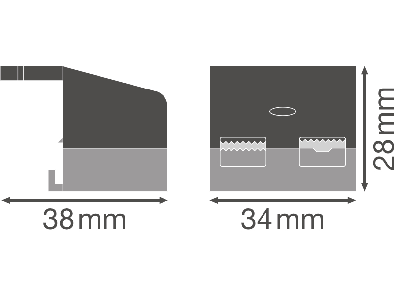 Ledvance Zubehör für LED-Treiber NON-DALI Cable Clamp PC-PFM-CLAMP DUO