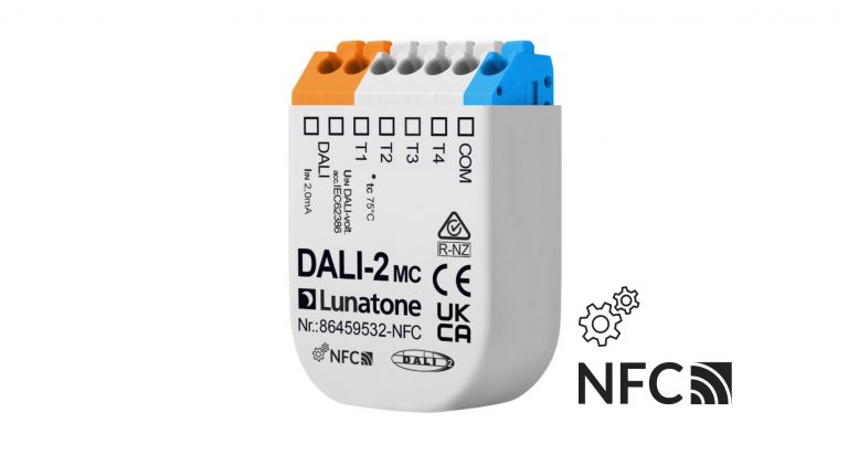 Lunatone pushbutton coupler DALI-2 MC
