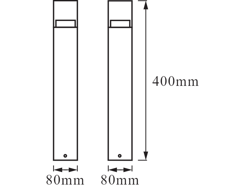 Ledvance LED decorative outdoor luminaire ENDURA STYLE CRYSTAL 40CM Post 4.5W - 4058075474253