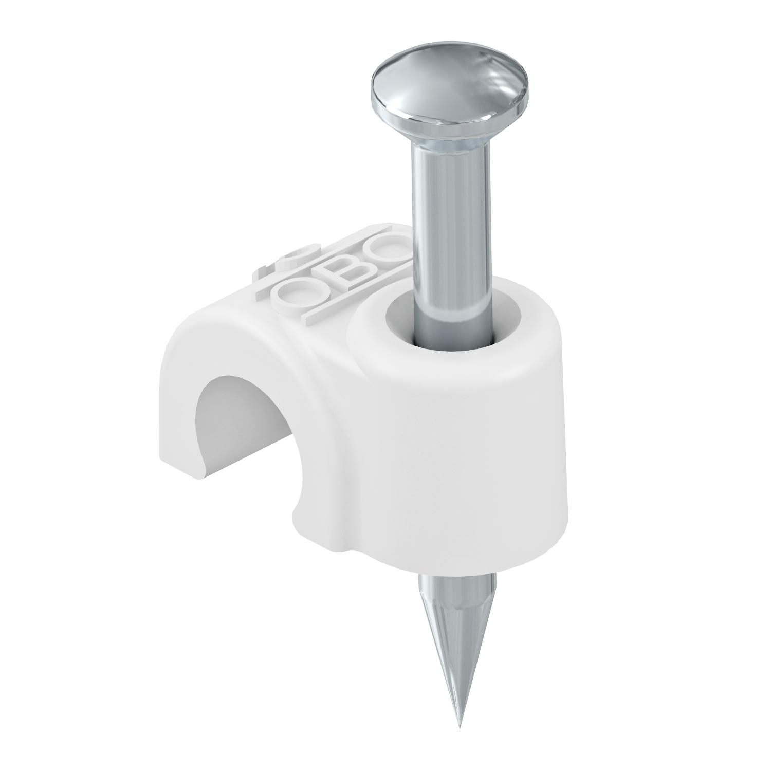 OBO Bettermann Vertr Iso-Nagel-Clip 7,0mm 2007 25 RW