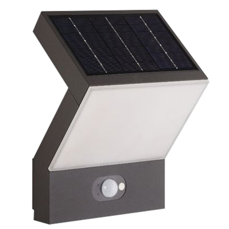 DOTLUX LED-Solar-Wandleuchte FLASHwall mit Sensor 3,5W 3000K - 4965-030120