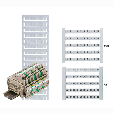 Weidmüller Klemmenmarkierer dekafix ws DEK 5 GW 1 - 522660001