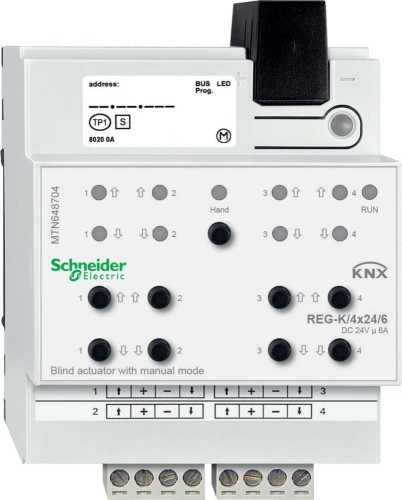 Schneider Electric Jalousieaktor REG-K/4x24/6 MTN648704 - MTN648704