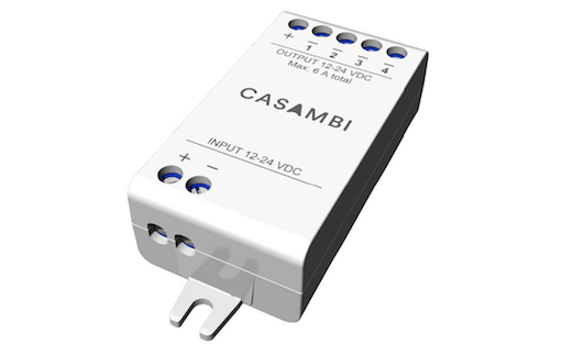 Casambi PWM Dimmer CBU-PWM4 Constant Voltage 12 / 24VDC - 72 / 144Watt - CBU-PWM4