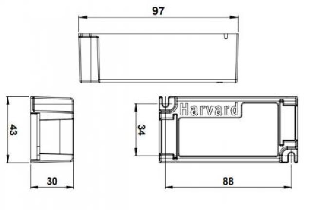 Harvard LED-Driver CLK20-1050P-240-B