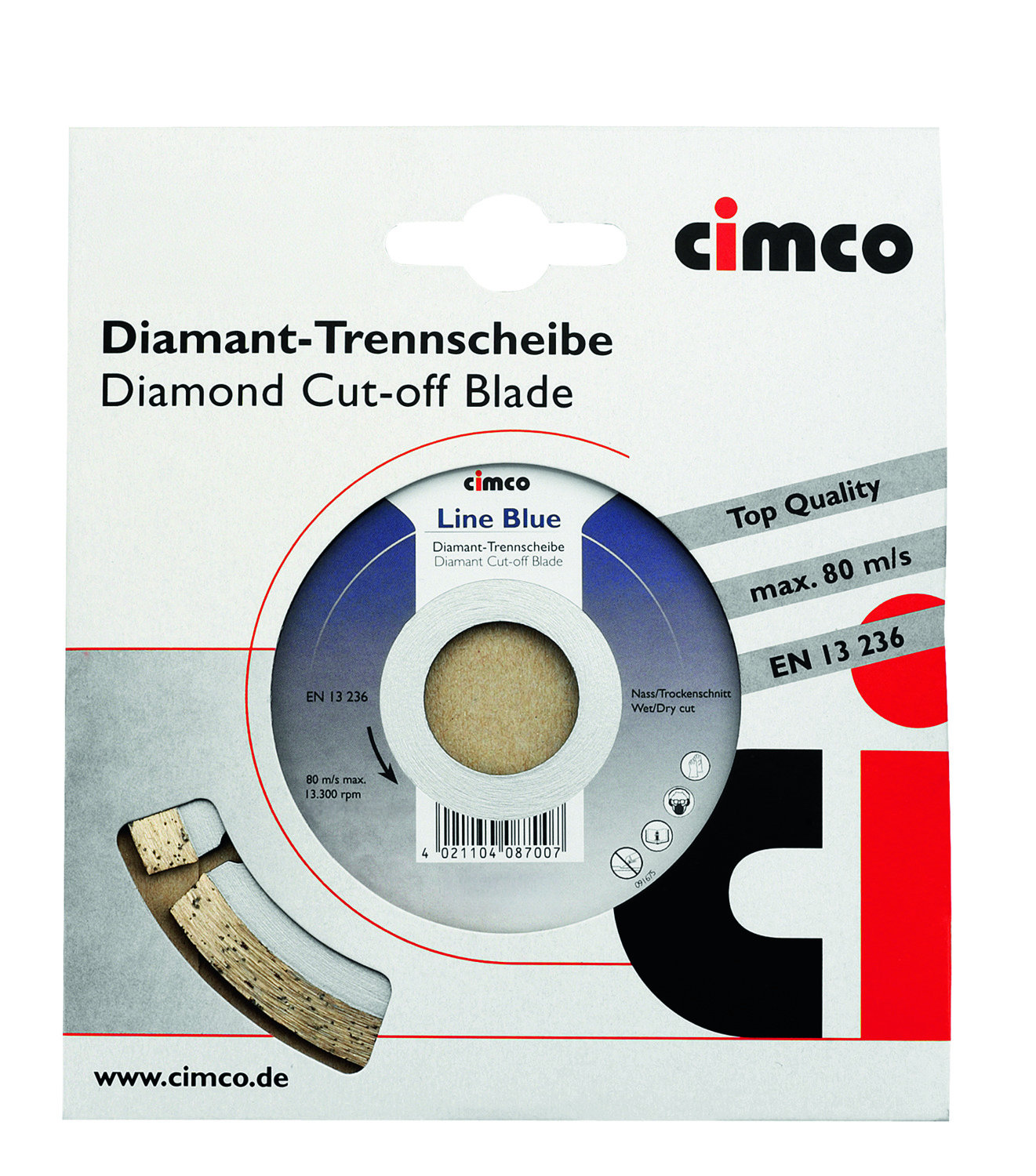 Cimco Werkzeuge Diamanttrennscheibe D=115mm 208700