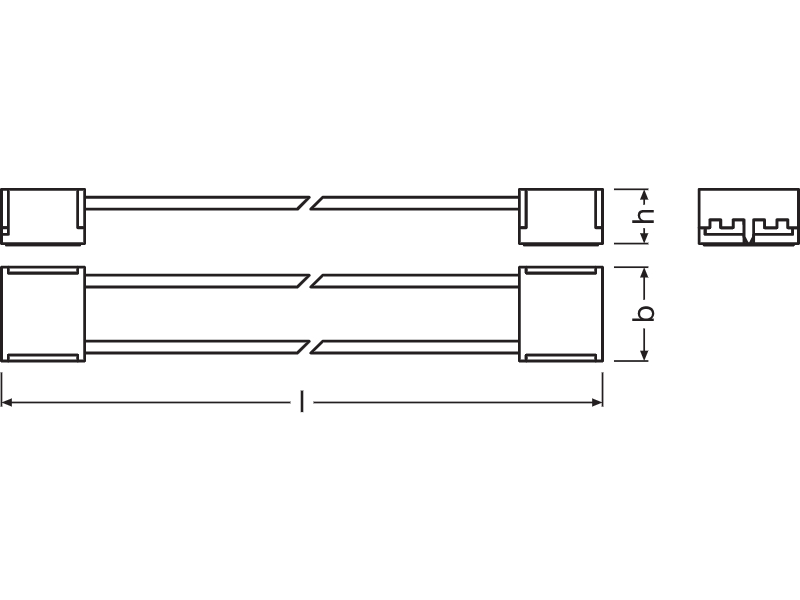 Ledvance Connectors for LED Strips Superior Class -CSW/P2/50 - 4058075304475