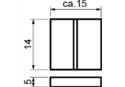 Weloom Direct connector for LED-Tape 10mm bipolar