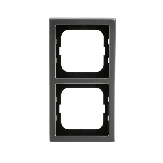 Busch-Jaeger Rahmen 2-fach pur edelstahl 1722-866K