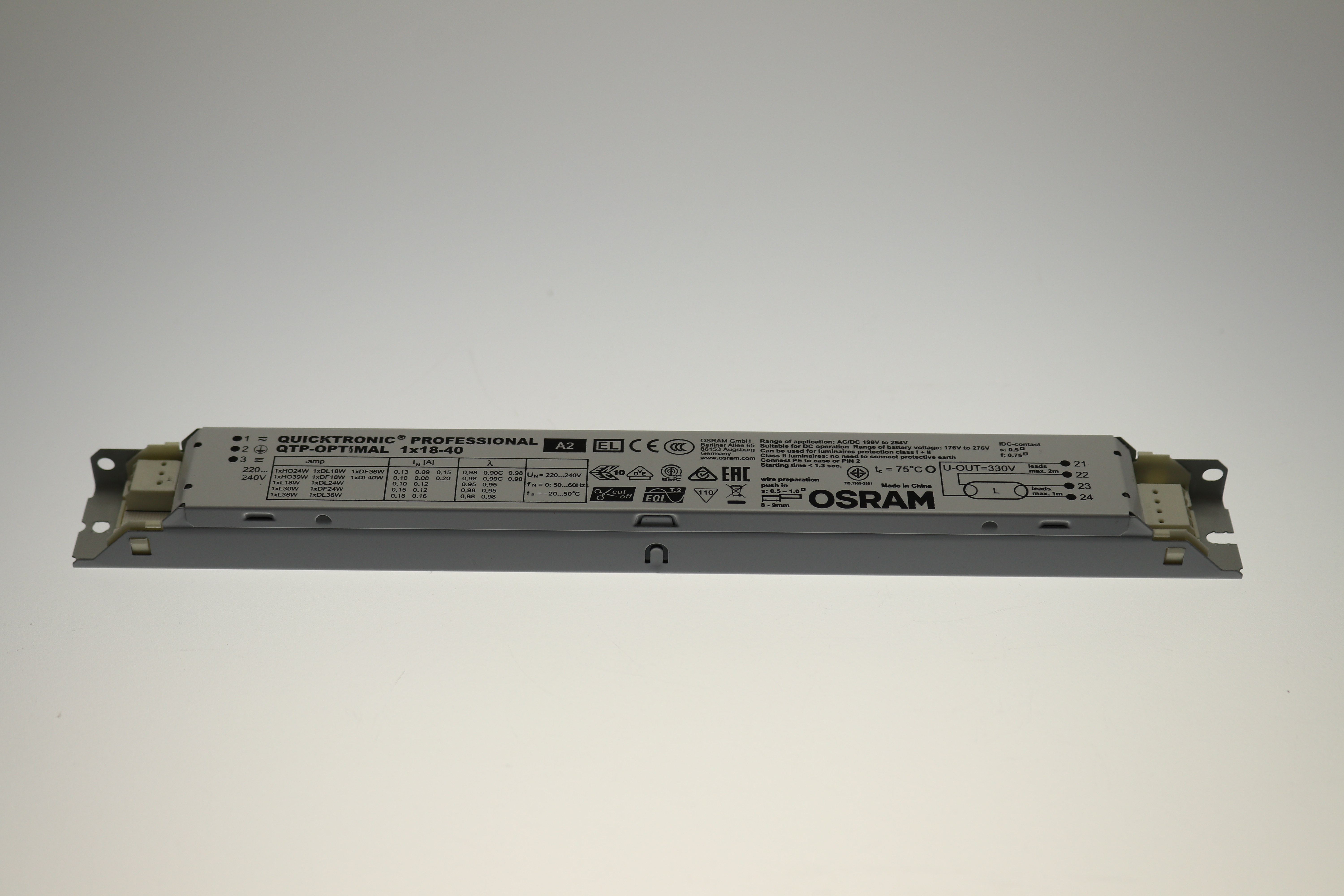 Osram FL-ECG QTP-OPTIMAL 40/220...240/700 L