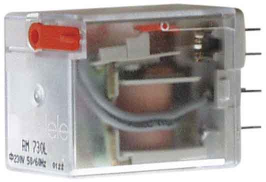 Tele Haase Miniaturrelais 230VAC 4W LED RM 730L-N