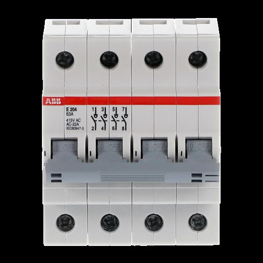 ABB Stotz S&J Hauptschalter 63A 4p. gr E204/63G
