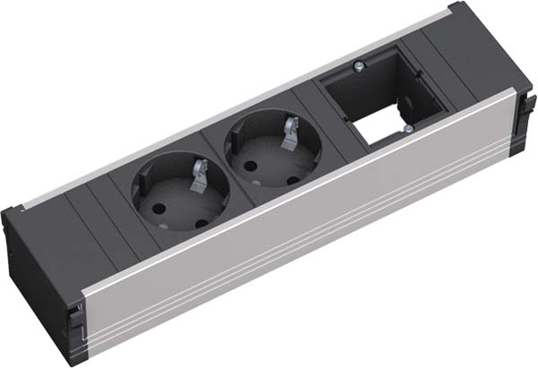 Bachmann Steckdosenleiste 2xSchutzk.1xABD 912.003 - 912003 Bachmann Steckdosenleiste 2xSchutzk.1xABD 912.003 - 912003
