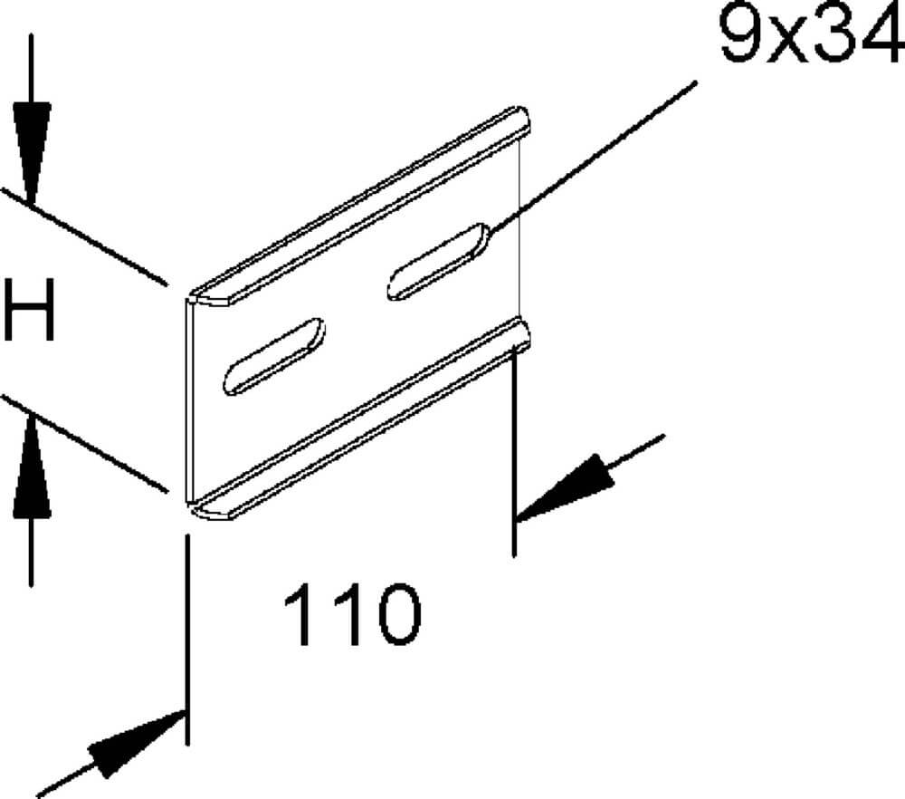 Rico Stoßverbinder für 60mm Holm 151E11-A