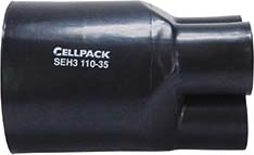 Cellpack Schrumpf-Aufteilkappe f.4x95-240qmm SEH4/78-36/schwarz - 166972