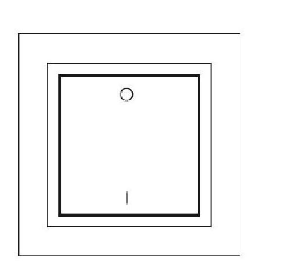 PEHA Licht Management Easyclick EnOcean Wandsender NOVA 2-Kanal AUS/EIN Weiß - 30113