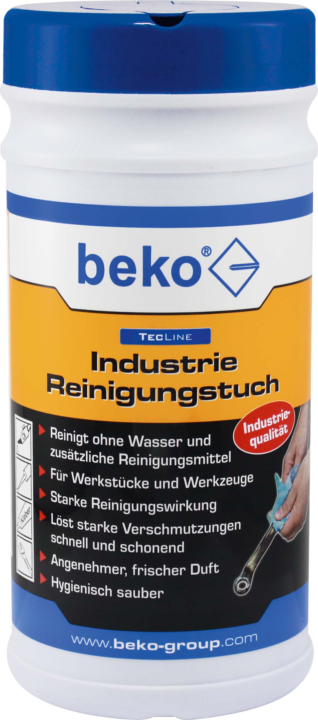 Beko Industrie-ReinigungstÃ¼cher 80 TÃ¼cher, 20x25cm 2998380