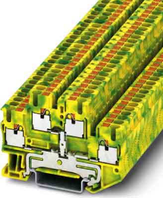 Phoenix Contact Doppelstockklemme 0,2-6qmm,grün-gelb PTTB 4-PE