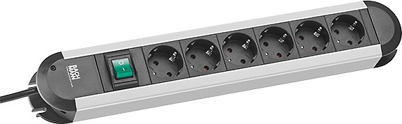 Bachmann Steckdosenleiste 6f. inkl. Wippschalter 330.071