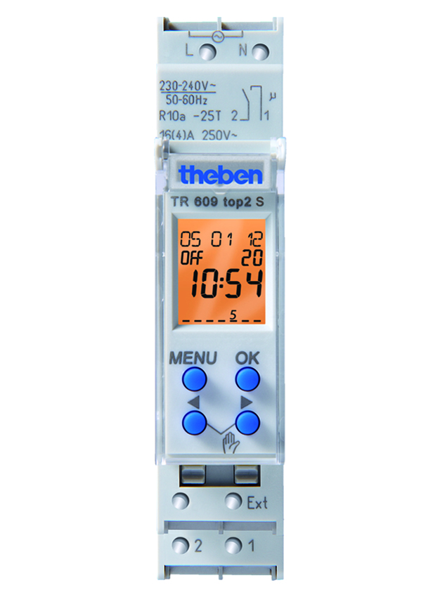 Theben Schaltuhr Digital TR 609 TOP2 S - 6090101