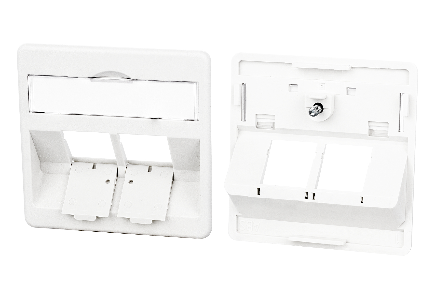 Metz Connect Zentralplatte 50x50 2P reinws Modul 860210-0202-I